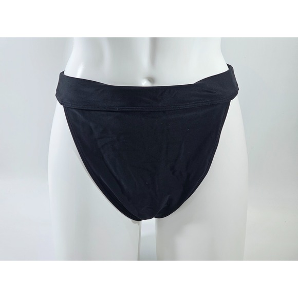 Abercrombie & Fitch Other - Abercrombie & Fitch Womens M Black Cheeky High Waist Bikini‎ Bottom Swim EUC